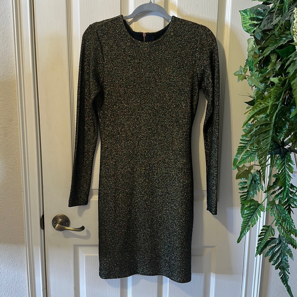 Ted Baker metallic dress